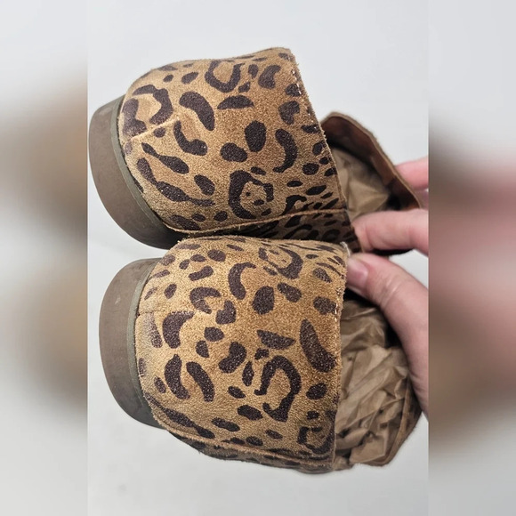 Lucky Brand Women's leopard Print Brogan Leather Loafers Size 8 - Picture 14 of 15